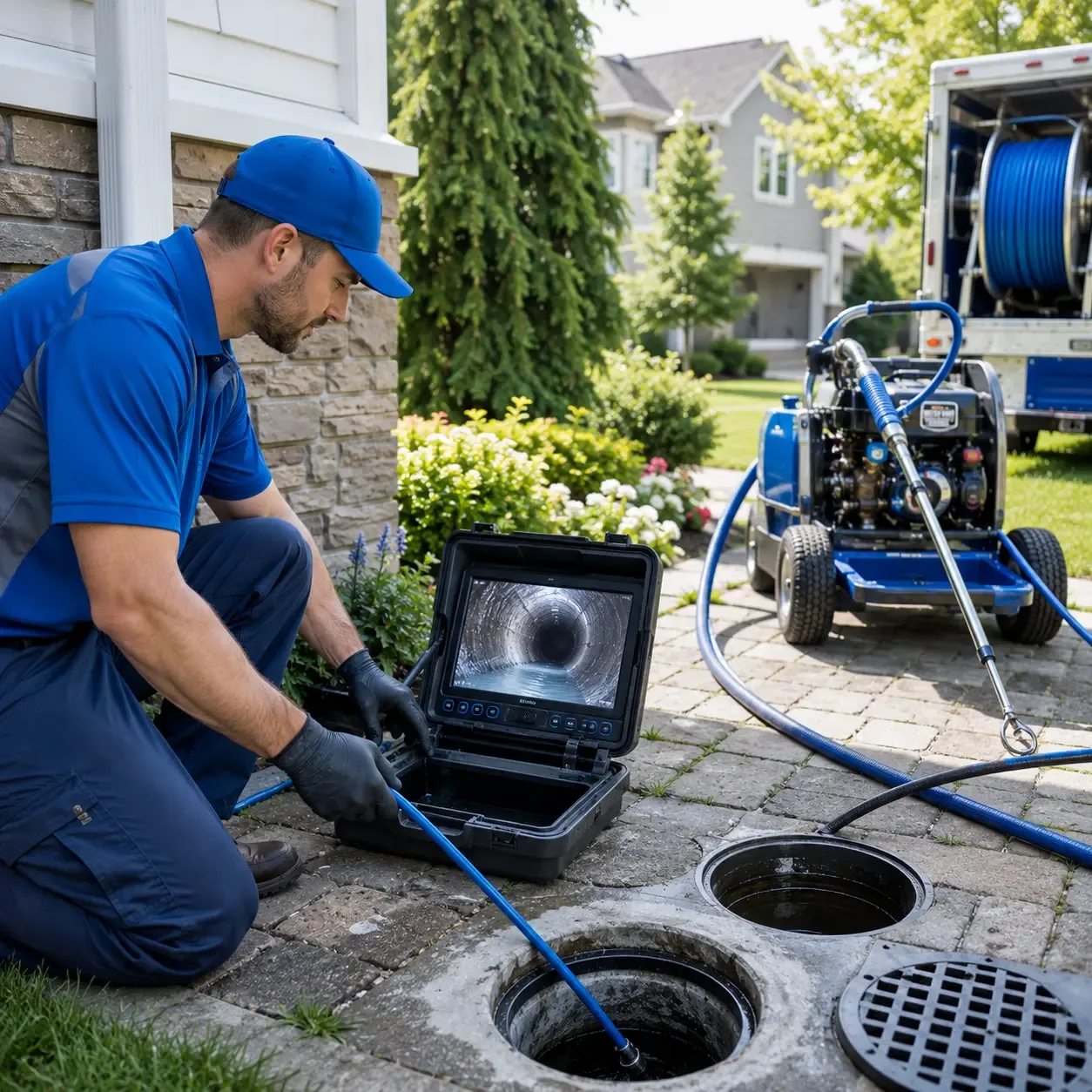 Outdoor drain cleaning professionals serving Sextonville, WI