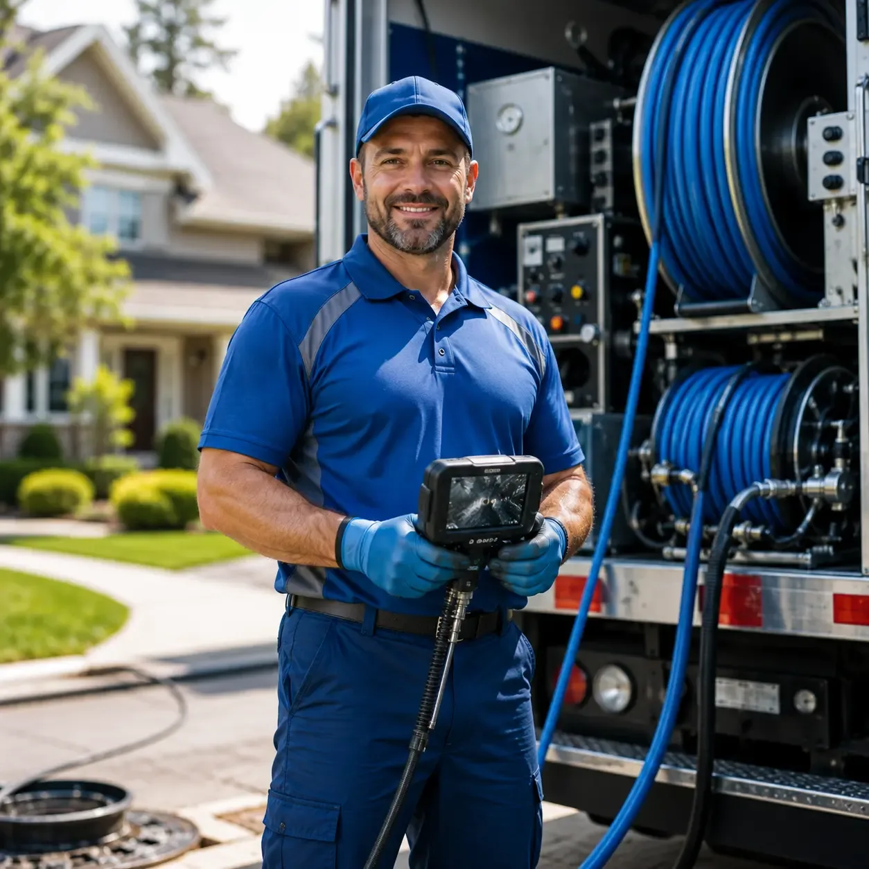 Local outdoor drain cleaning specialists in Sextonville, WI